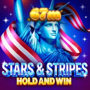 Interface vibrante do slot Stars & Stripes Hold and Win